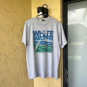 Vintage 90s White Water Raft T-shirt Large